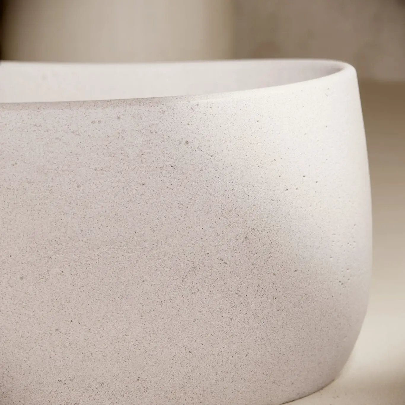 Balux Aspen Concrete Freestanding Bathtub by Balux