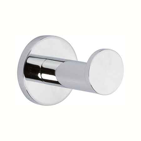 polished chrome robe hook