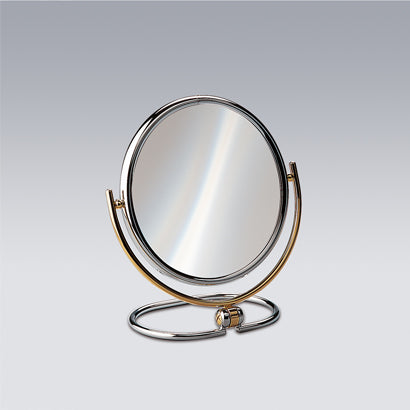 chrome makeup mirror