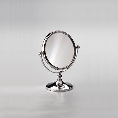 chrome / gold makeup mirror