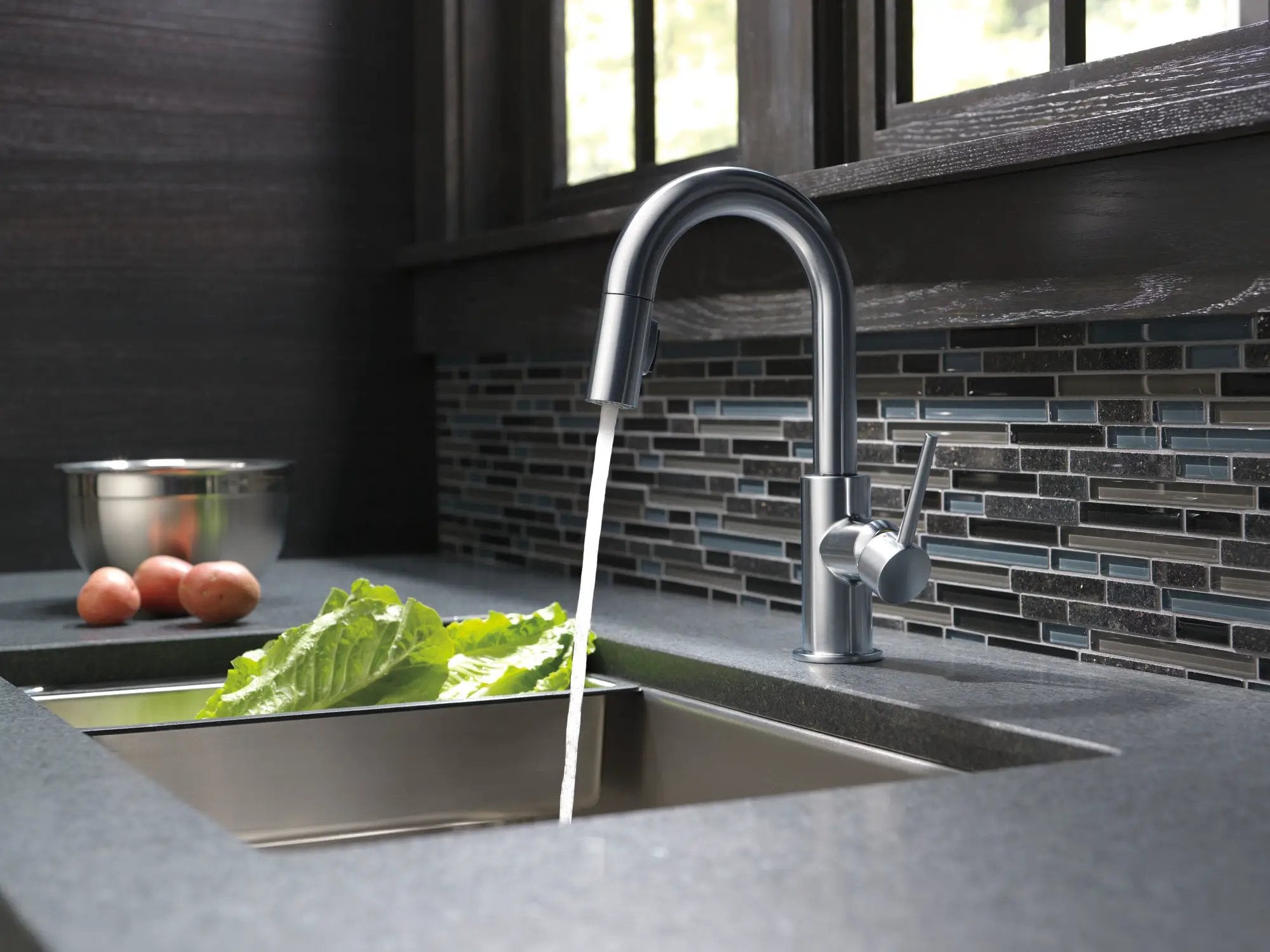 arctic stainless kitchen faucet