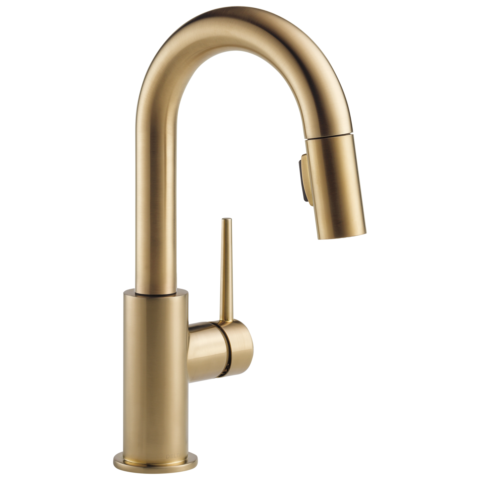 Delta Trinsic Single Handle Pull-Down Bar/Prep Kitchen Limited Swivel by Delta