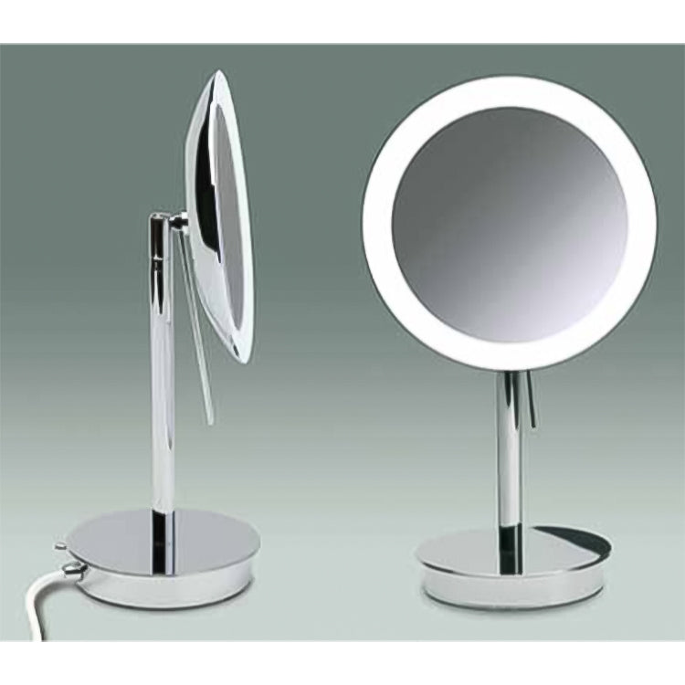 chrome makeup mirror