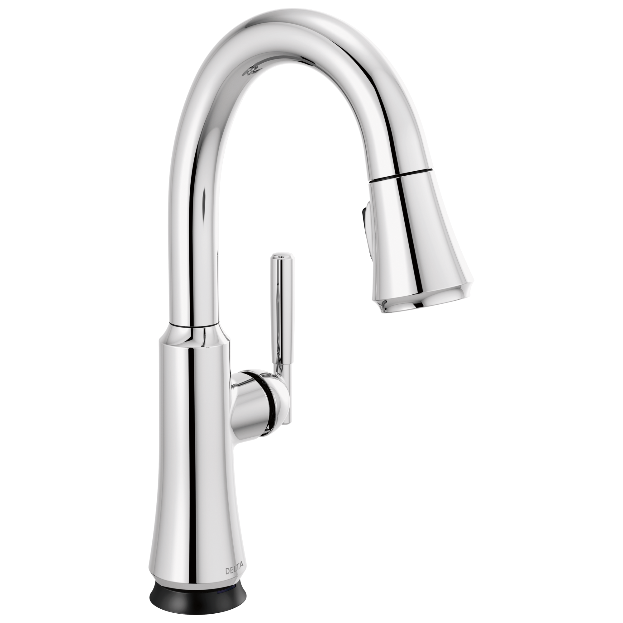 chrome kitchen faucet