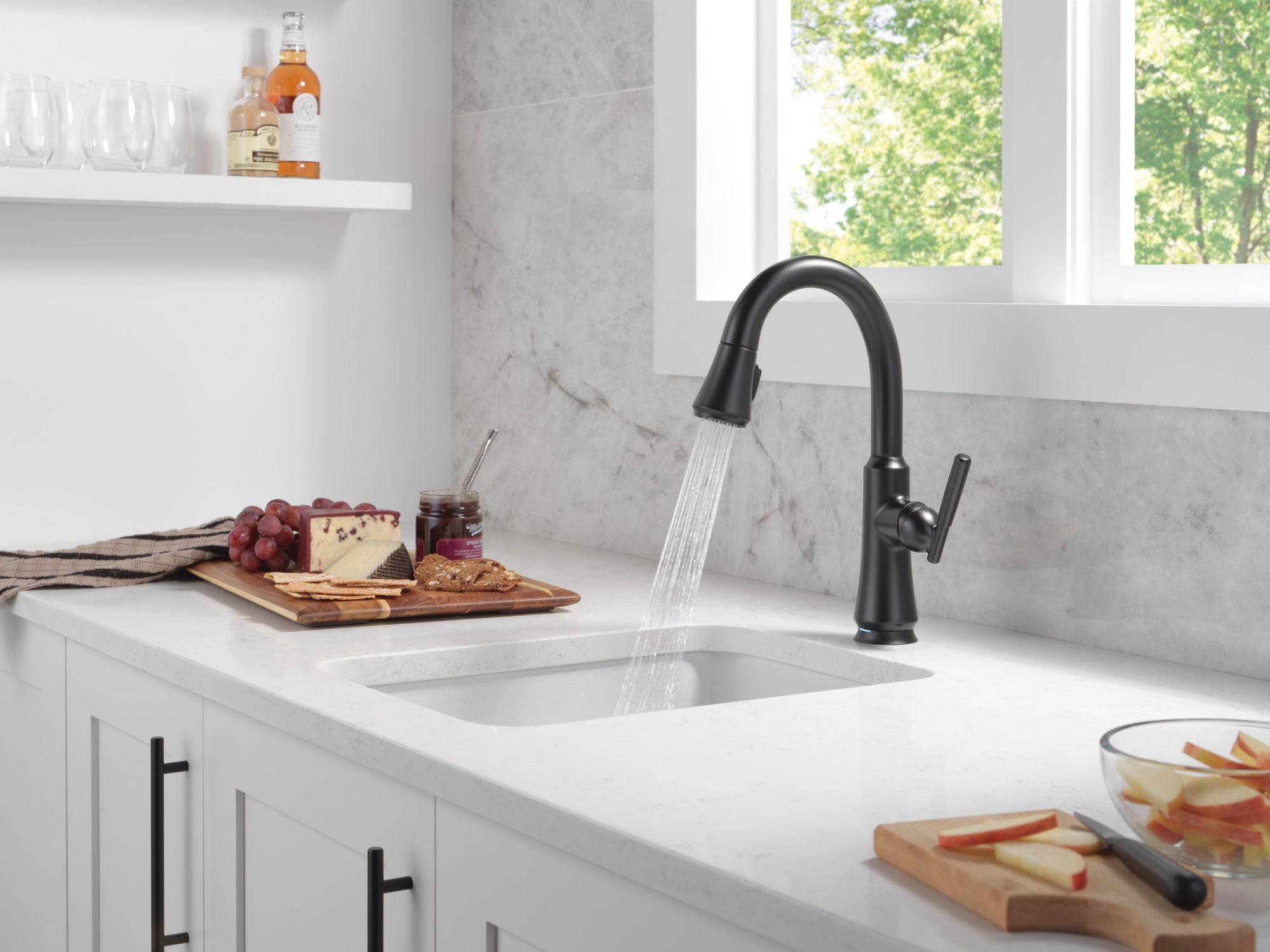matte black kitchen faucet