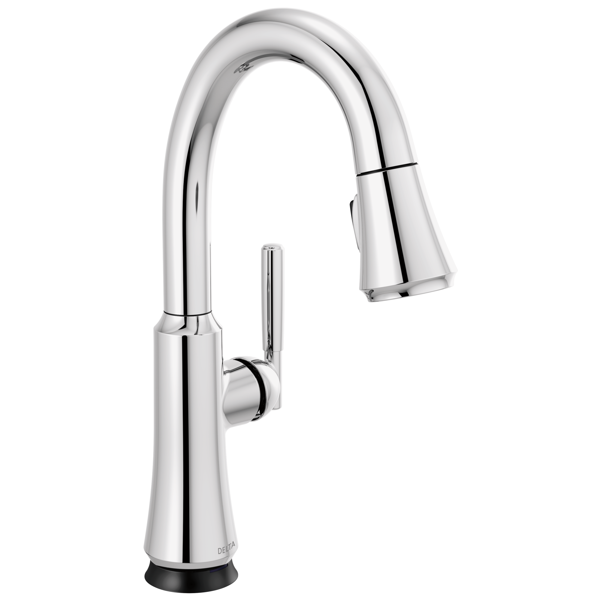 chrome kitchen faucet