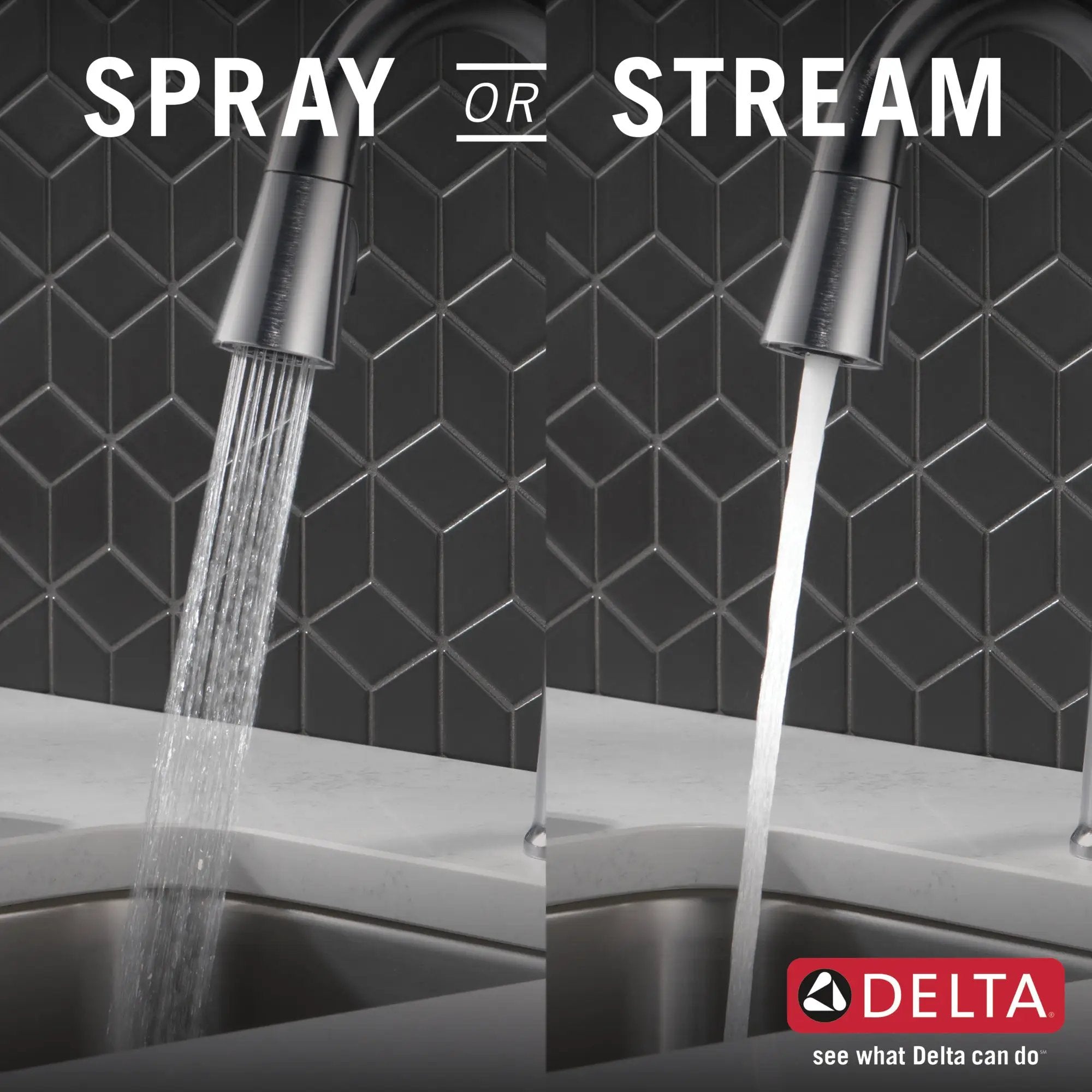 lumicoat arctic stainless kitchen faucet