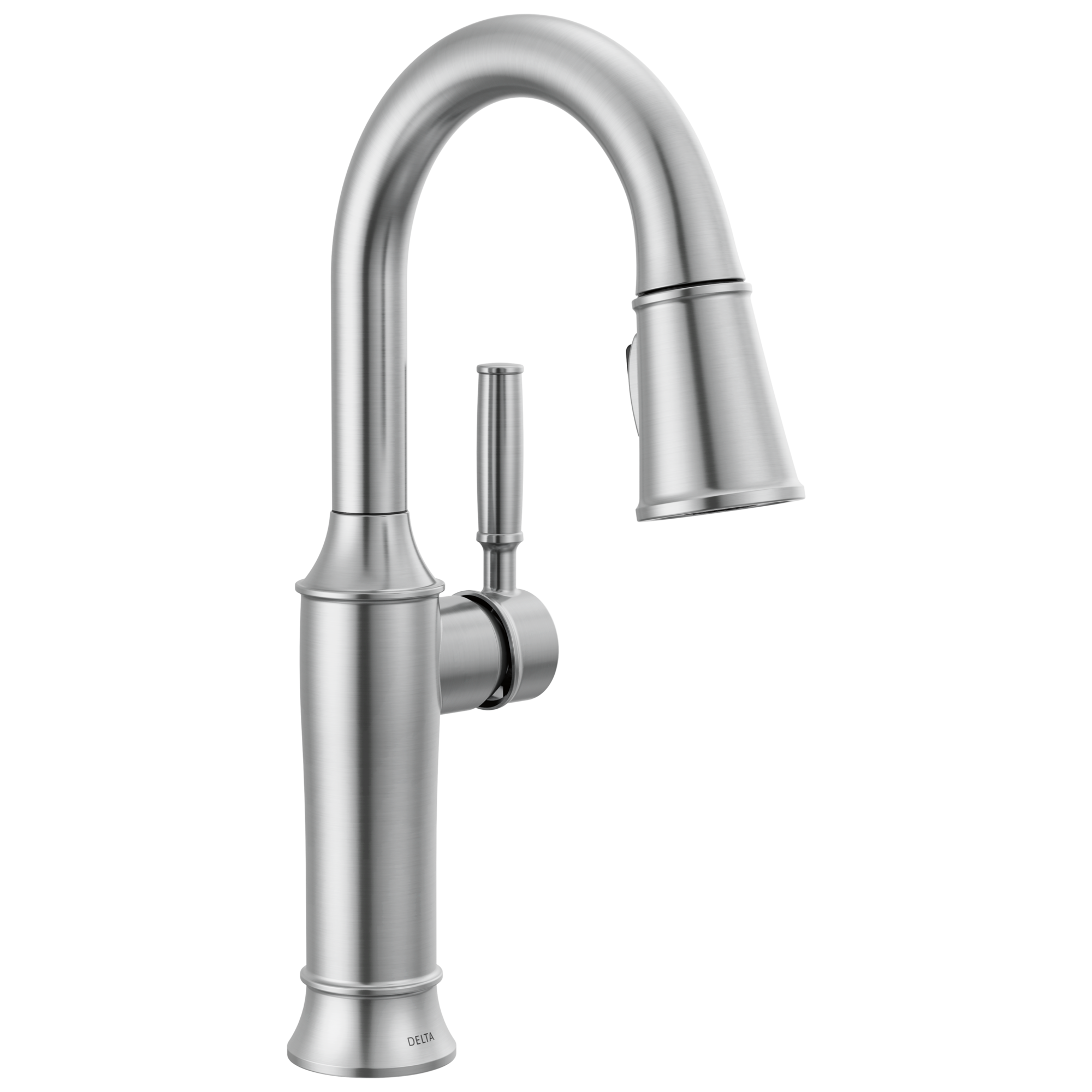 Delta Renaldi Single Handle Pull-Down Bar/Prep Faucet by Delta