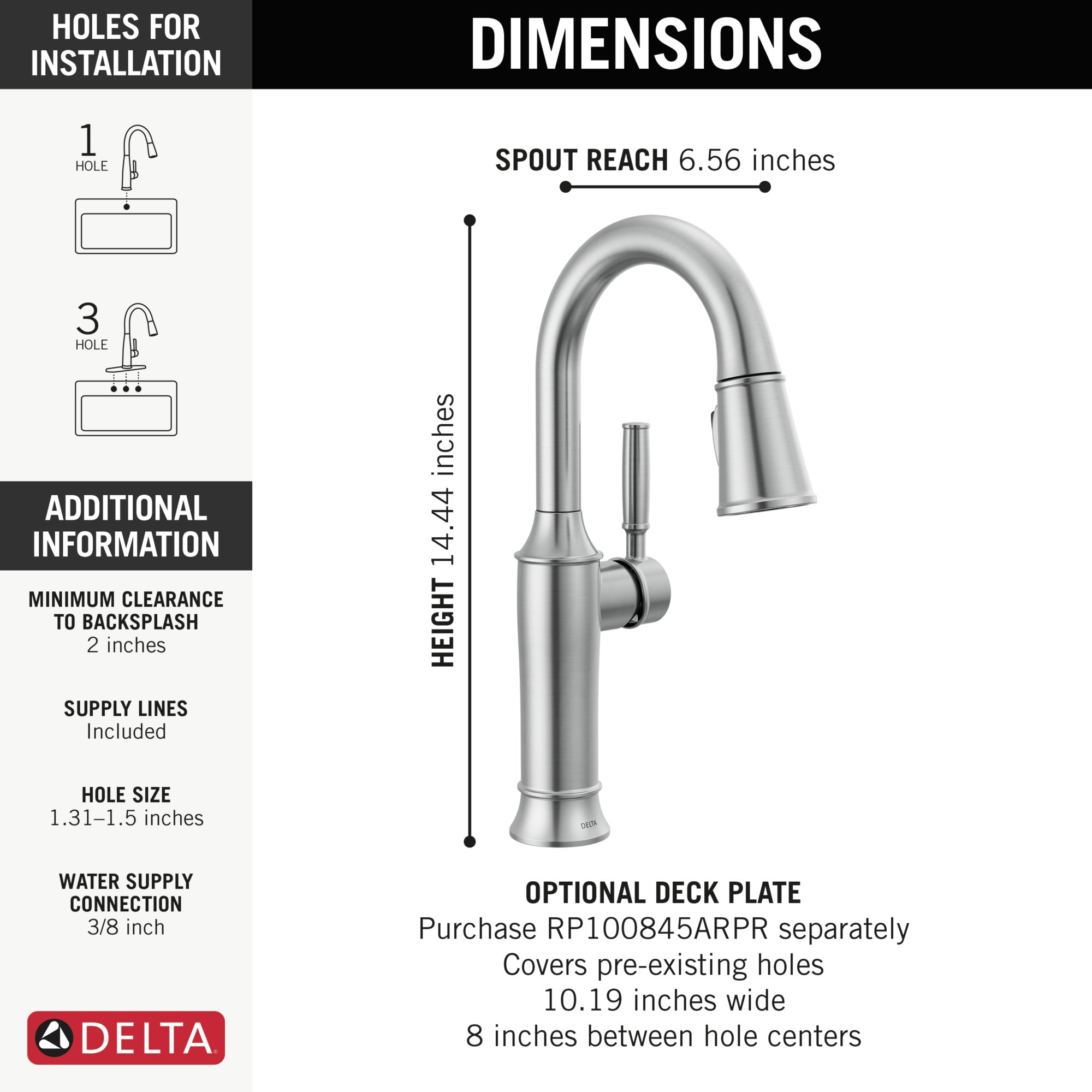 lumicoat arctic stainless kitchen faucet