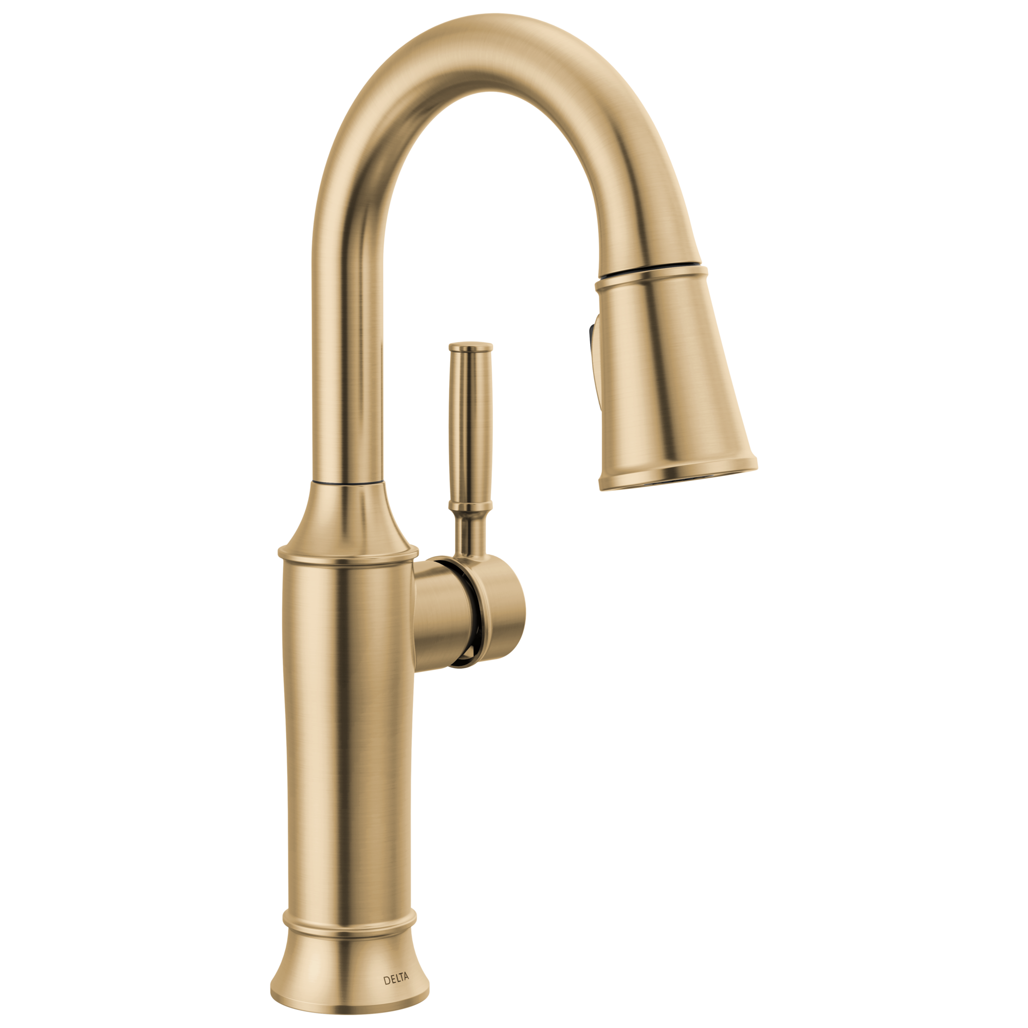 Delta Renaldi Single Handle Pull-Down Bar/Prep Faucet by Delta