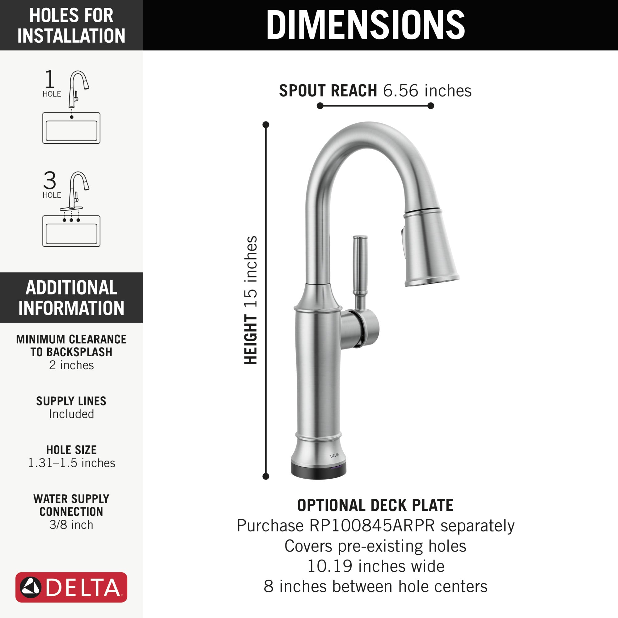 lumicoat arctic stainless kitchen faucet