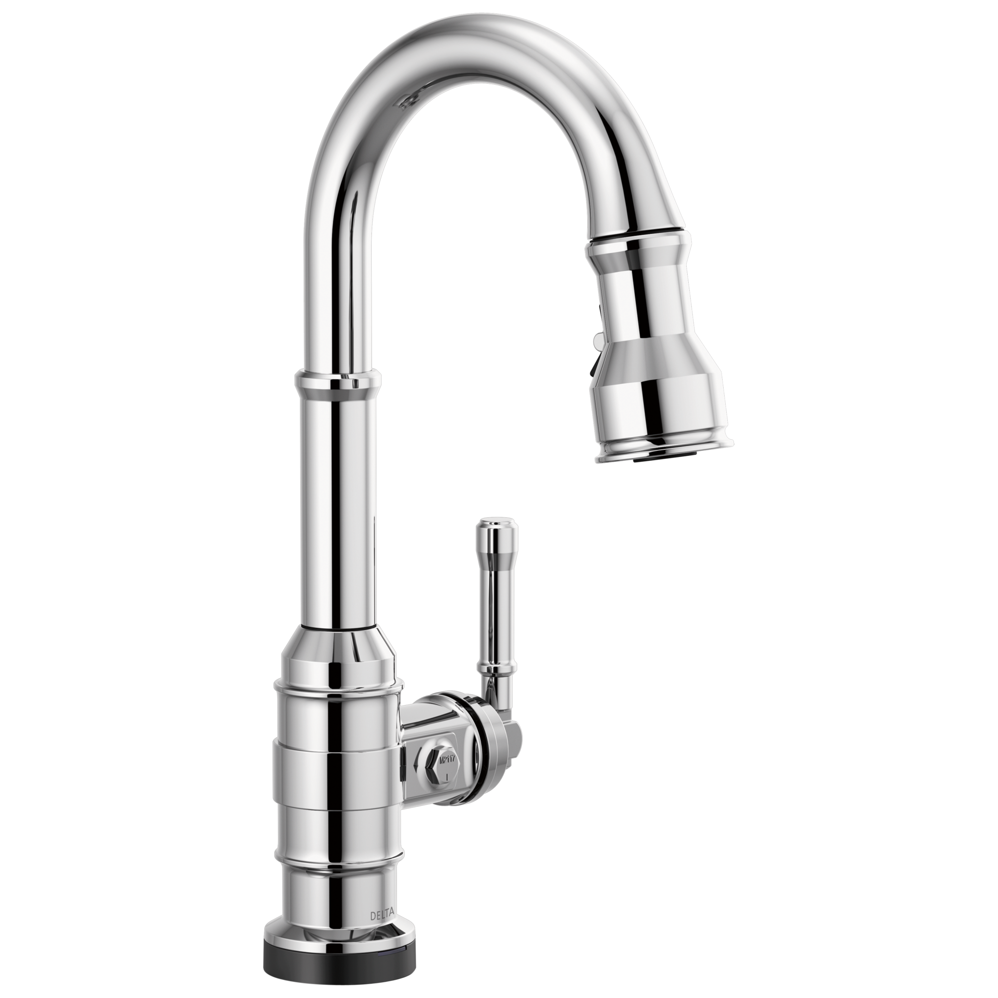 chrome kitchen faucet
