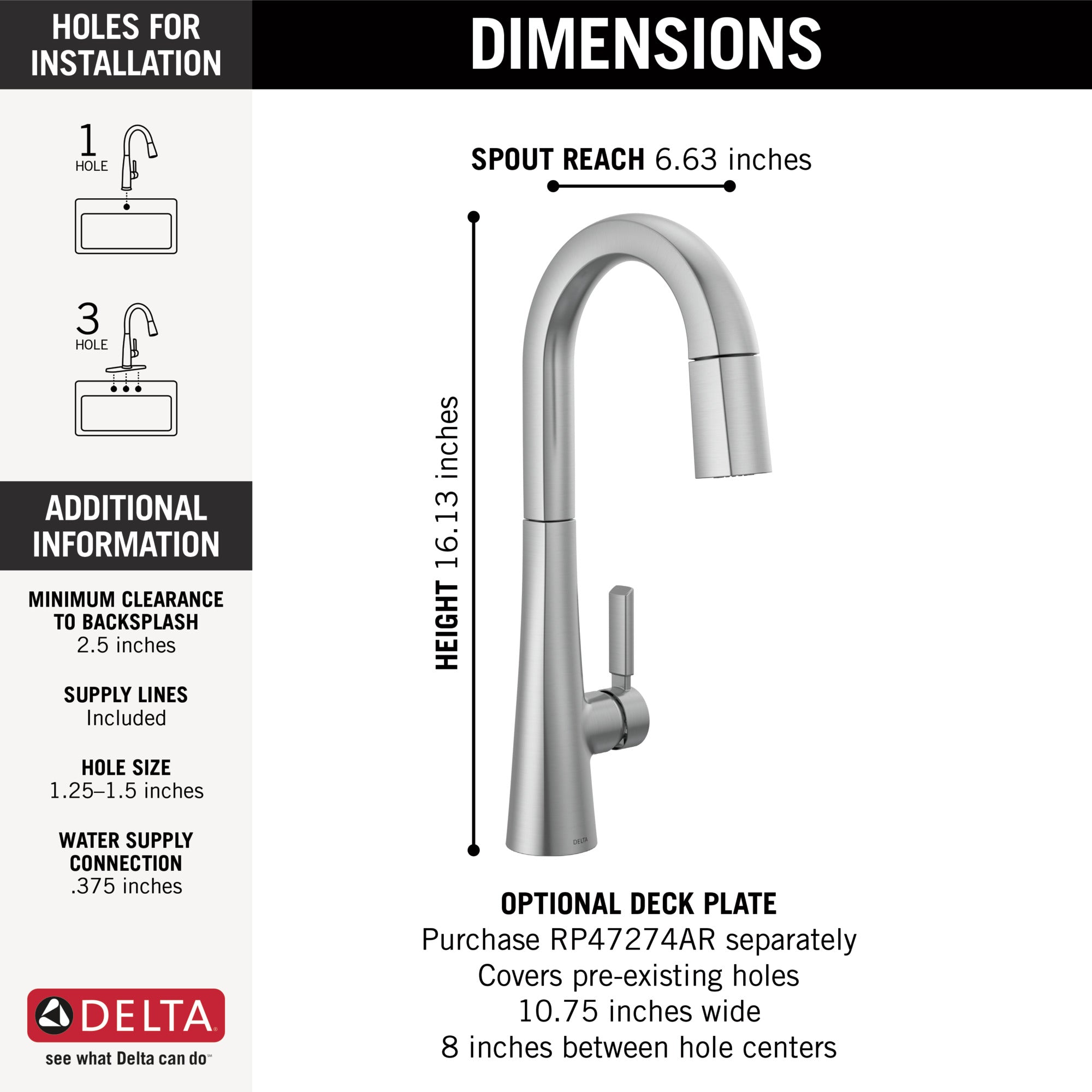 lumicoat arctic stainless kitchen faucet