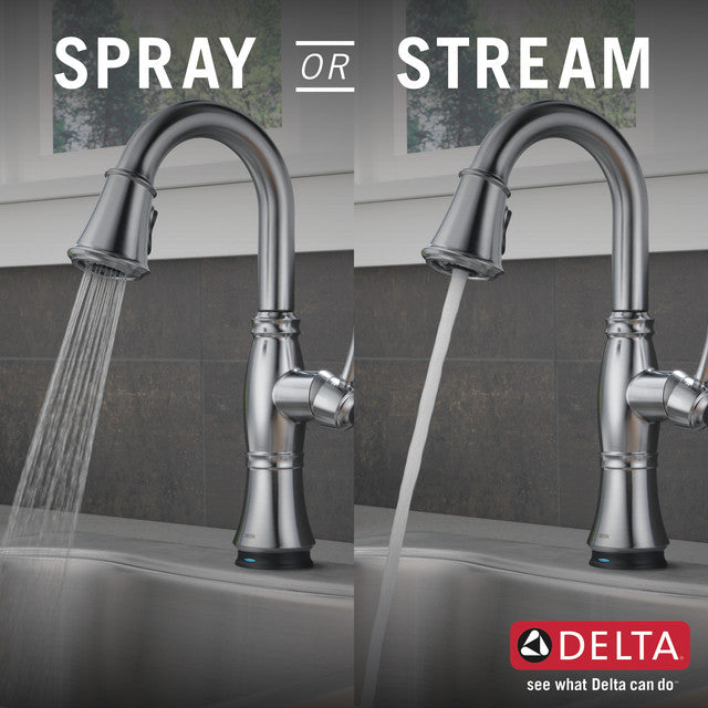 lumicoat arctic stainless kitchen faucet