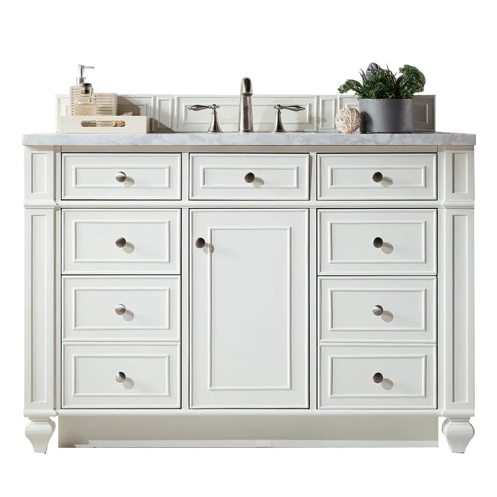 James Martin Bristol 48" Single Vanity Set - Bright White by James Martin Vanities
