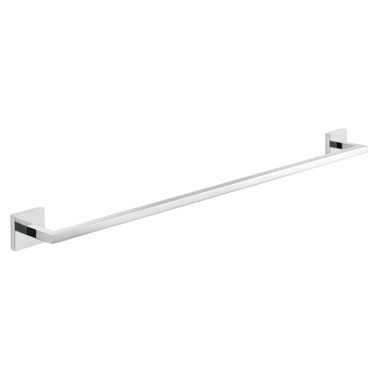 polished chrome towel bar