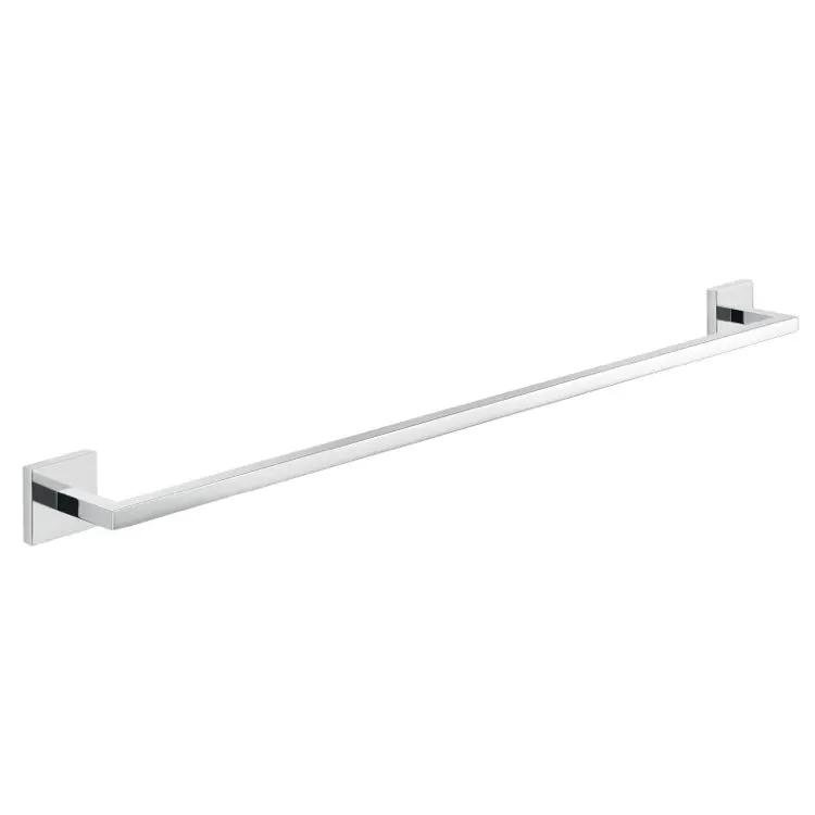 polished chrome towel bar