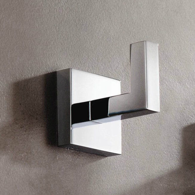 polished chrome robe hook