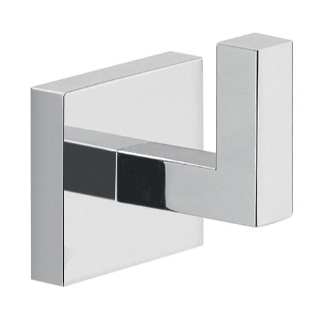 polished chrome robe hook