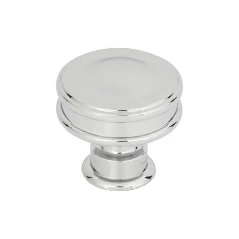 polished chrome knob