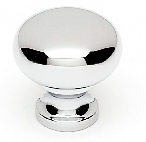 polished chrome knob