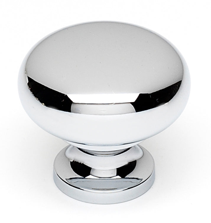 polished chrome knob