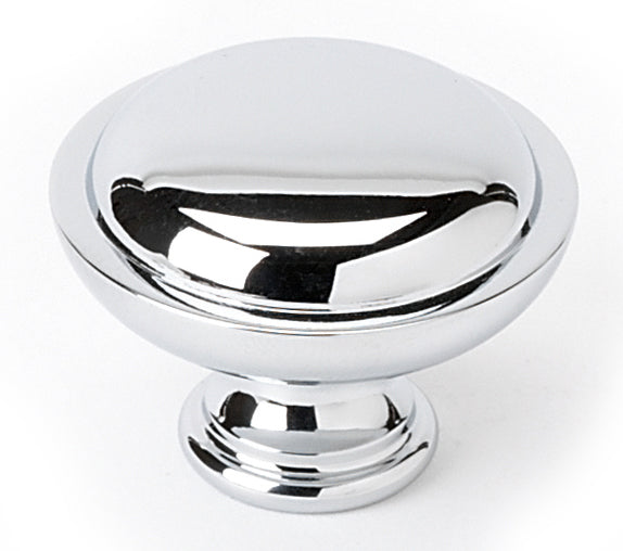 polished chrome knob
