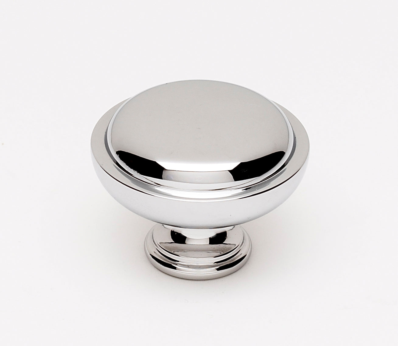 polished chrome knob