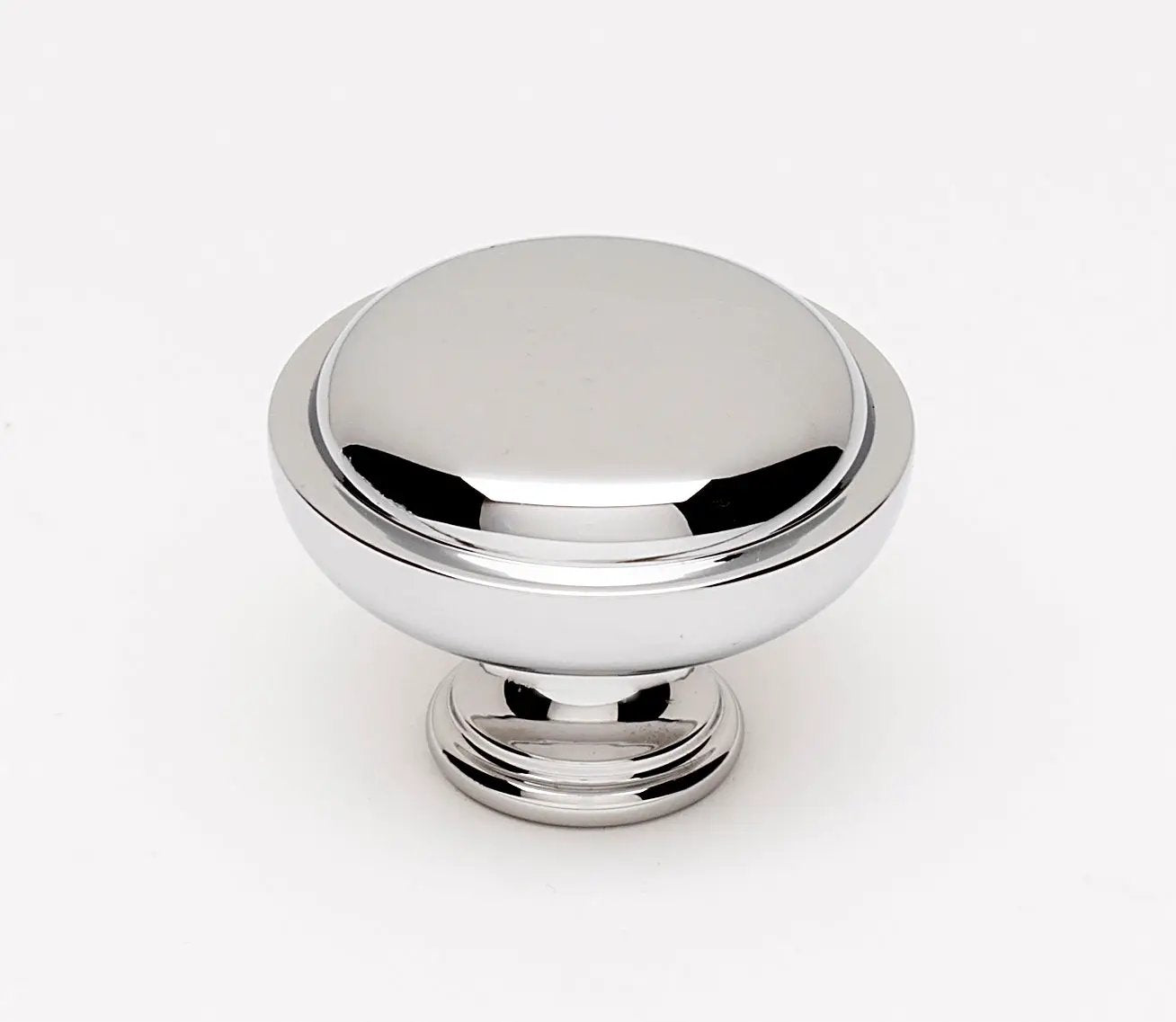 polished chrome knob