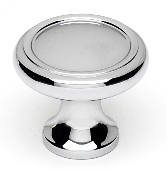 polished chrome knob