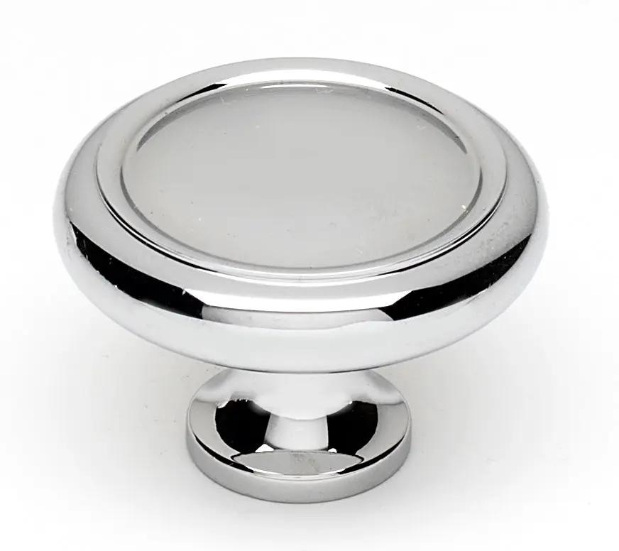 polished chrome knob