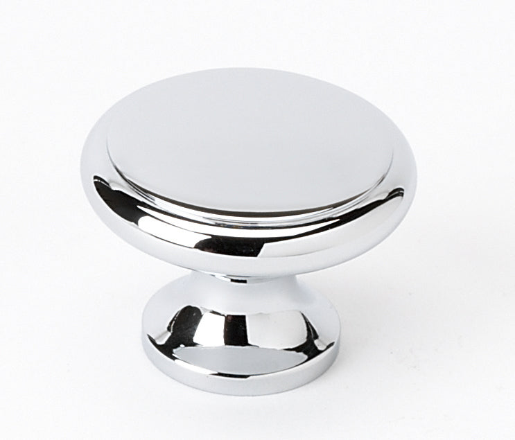 polished chrome knob