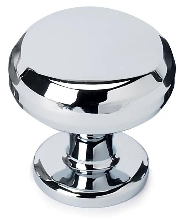 polished chrome knob