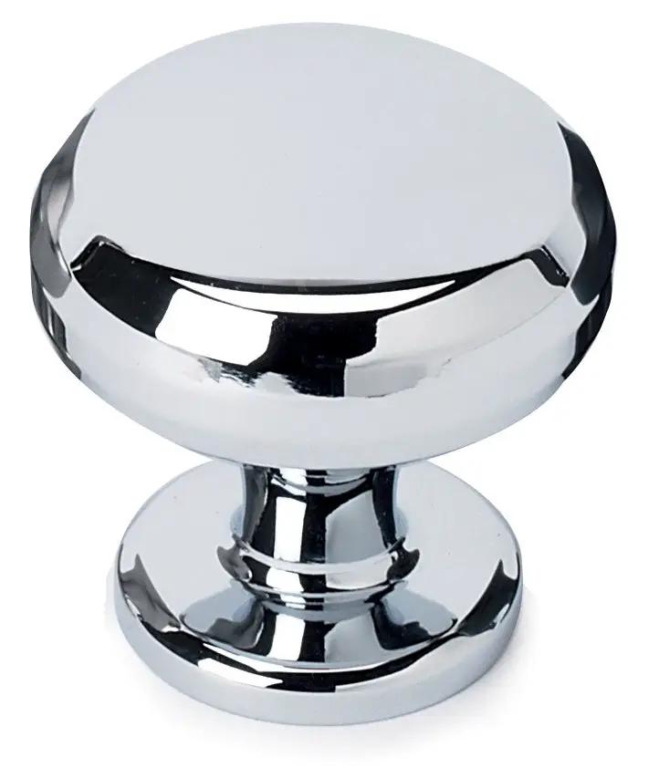 polished chrome knob