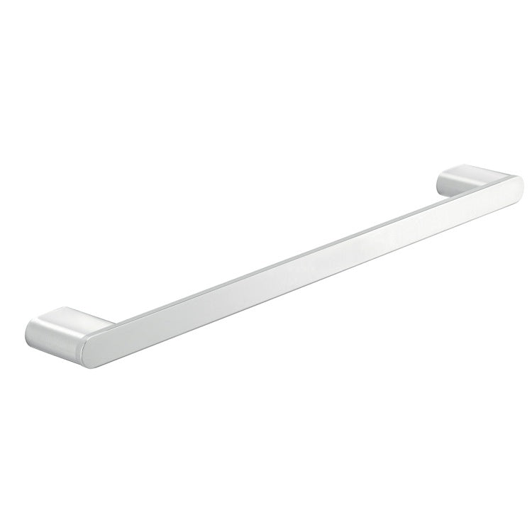 polished chrome towel bar