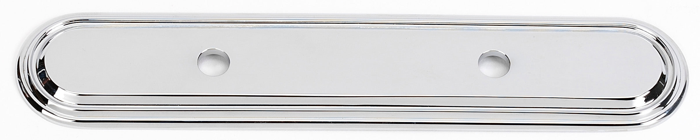 polished chrome backplate