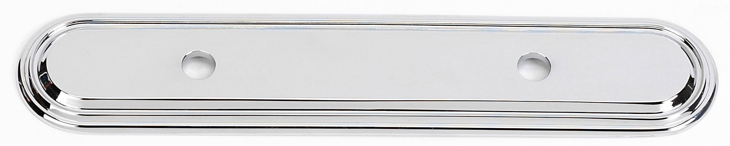 polished chrome backplate