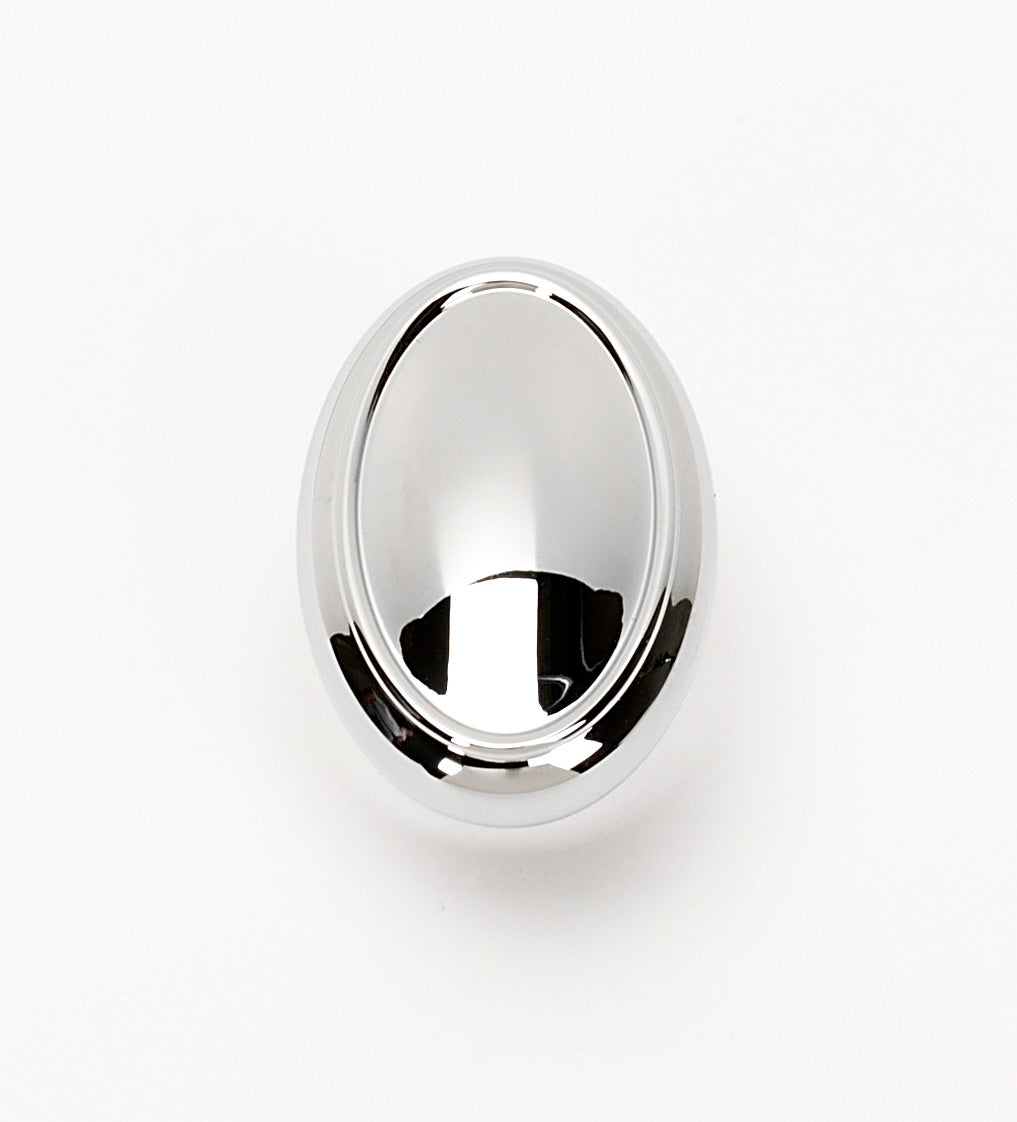 polished chrome knob