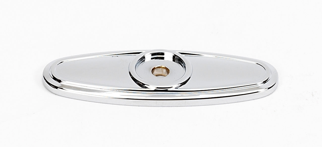 polished chrome backplate