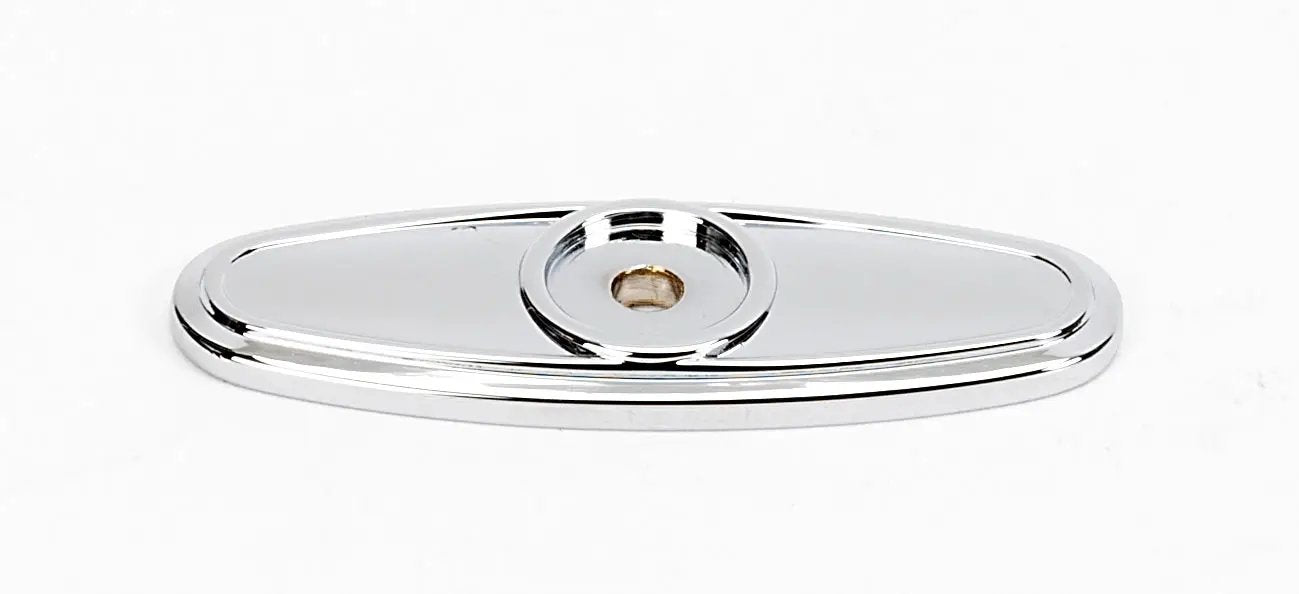 polished chrome backplate