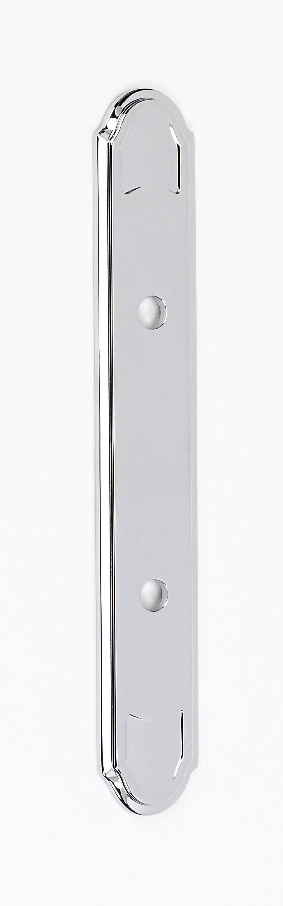 polished chrome backplate
