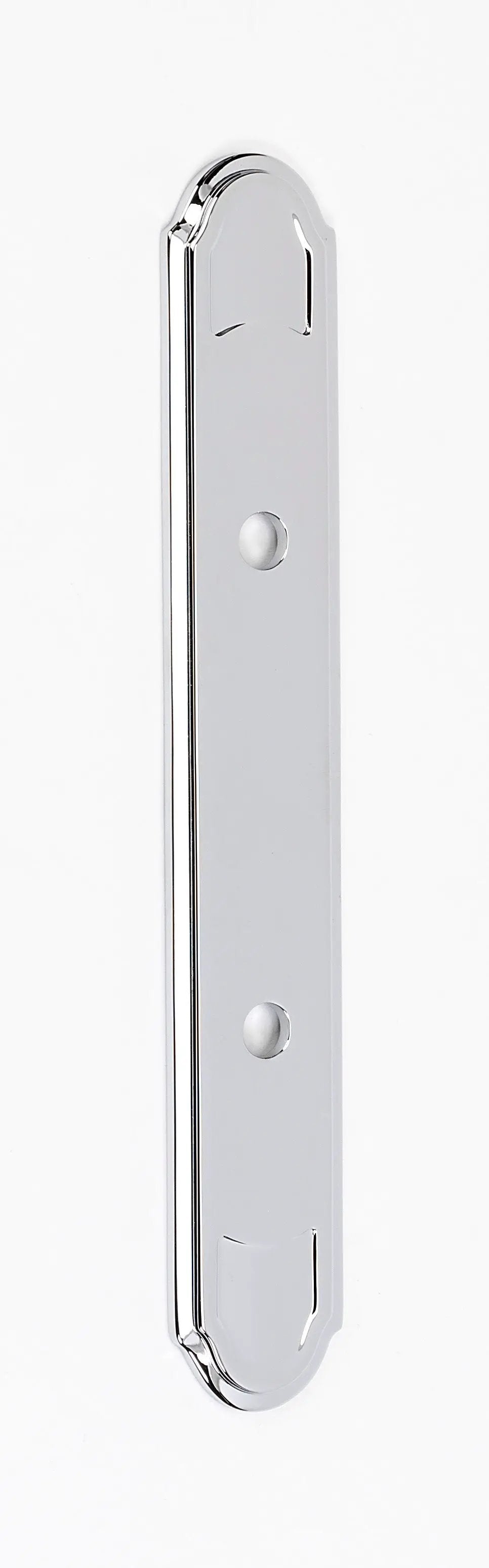 polished chrome backplate