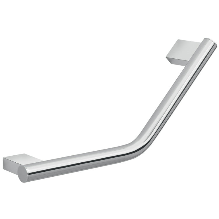 polished chrome grab bar
