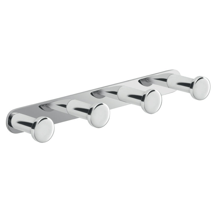 polished chrome robe hook