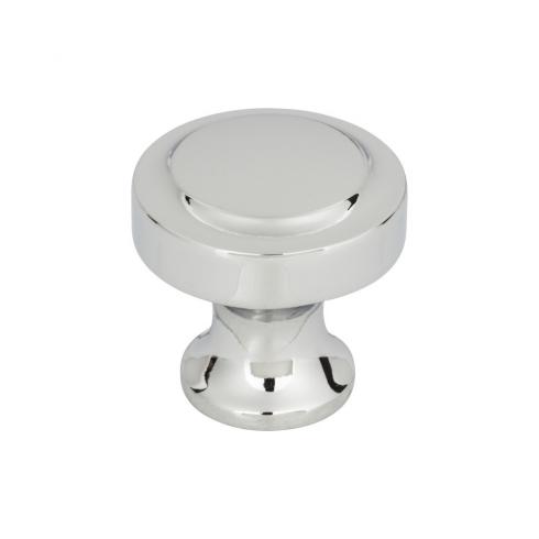 polished chrome knob