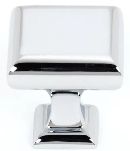 polished chrome knob