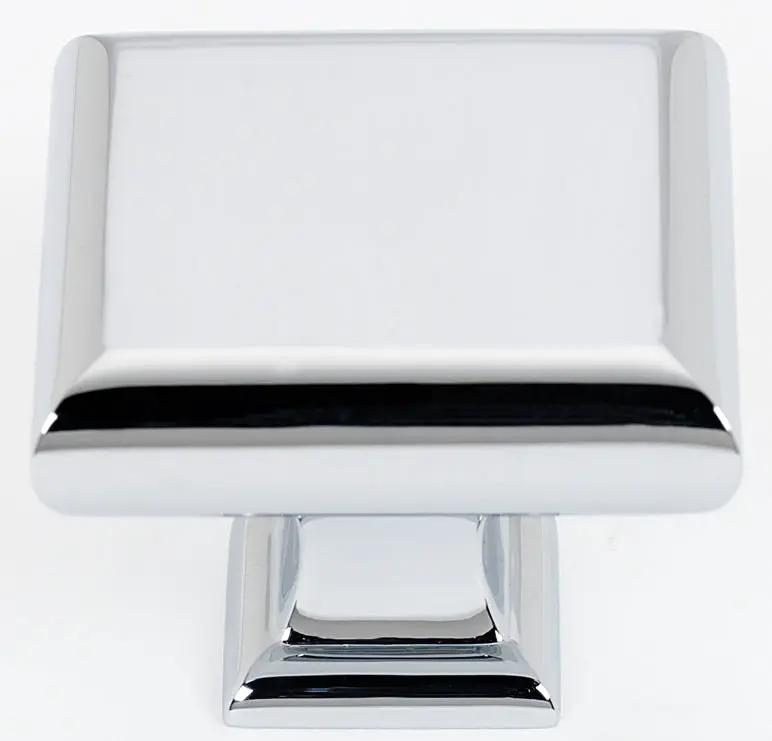 polished chrome knob