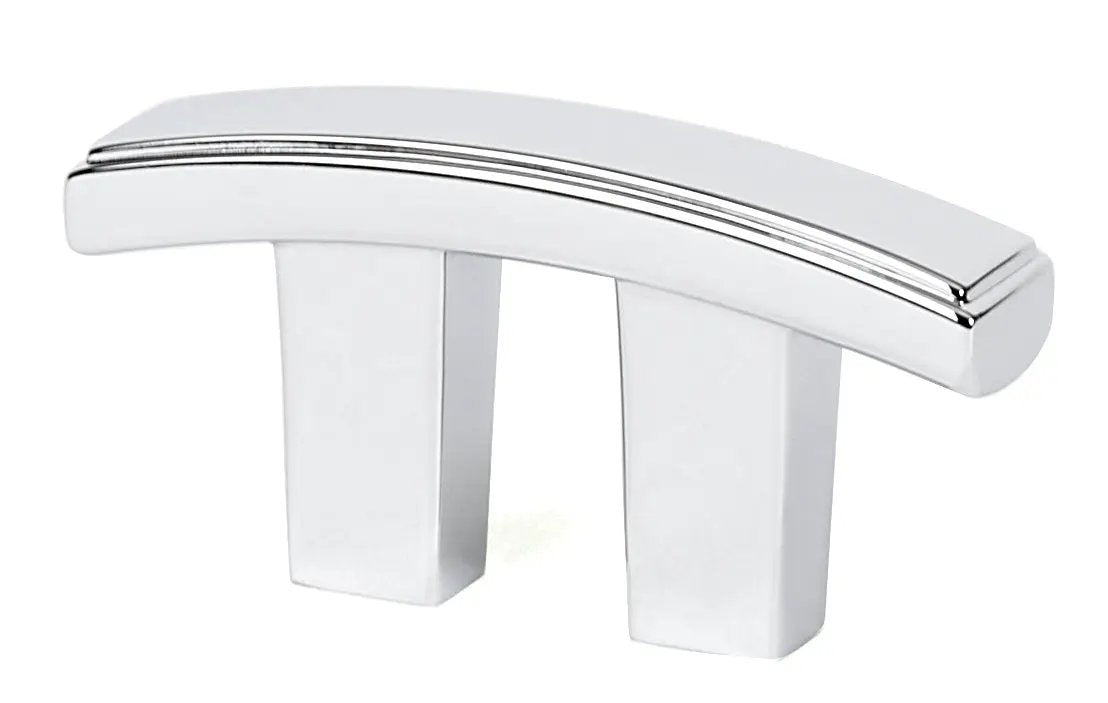 polished chrome knob