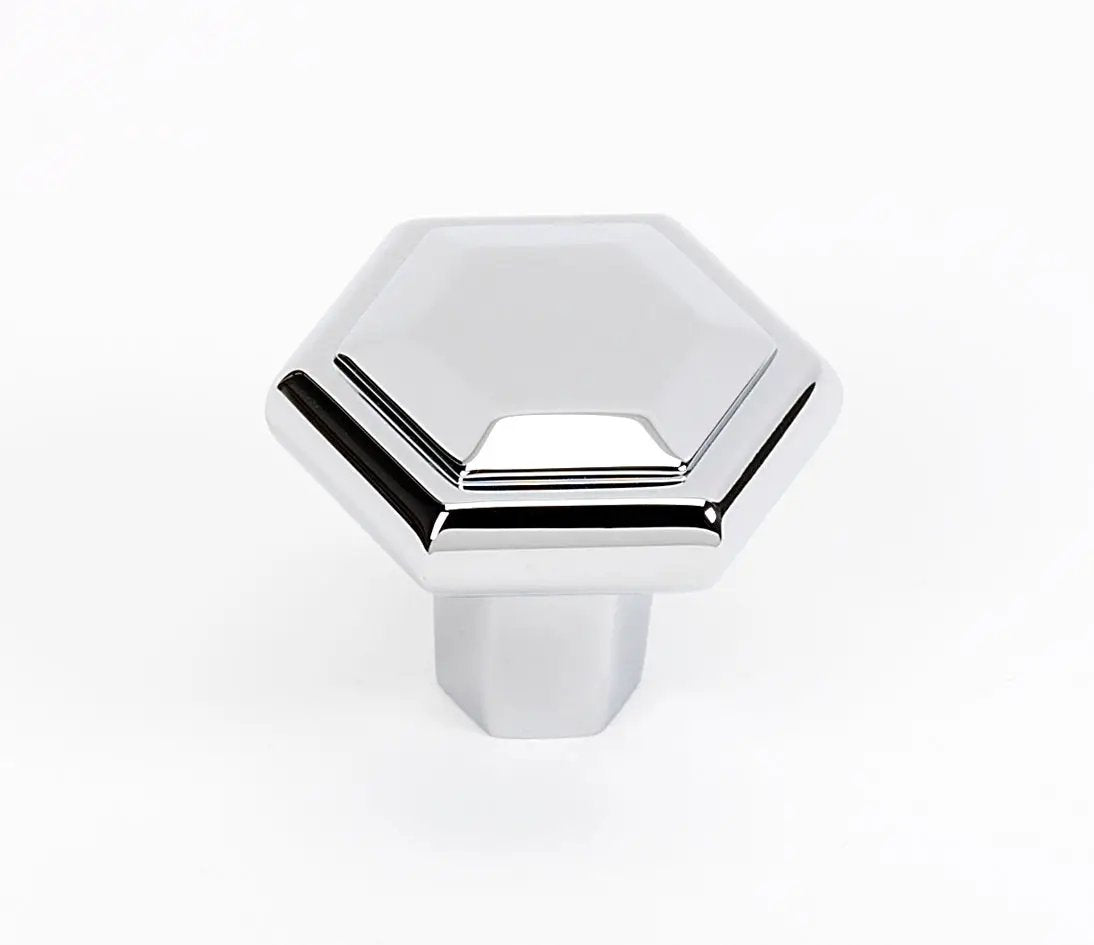 polished brass knob