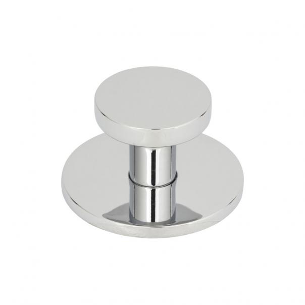 polished chrome knob
